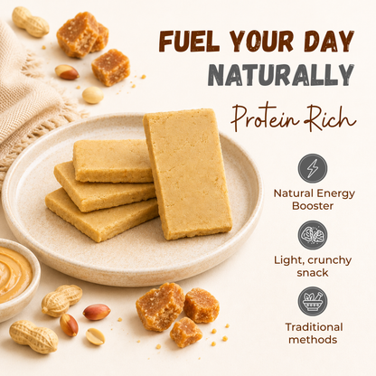 Jaggery Peanut Butter Chiki Bar - 450 Gram