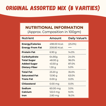 Assorted Mix Variety (8 Varieties) - 450gm