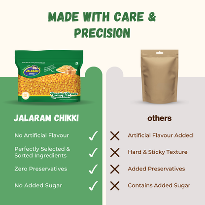 Jaggery Gram Chiki Bar - 450 Gram