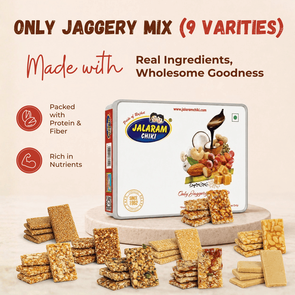 Only Jaggery Mix (9 Varieties) - 900gm