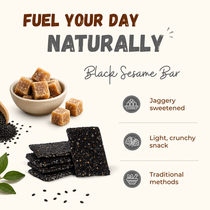 Jaggery Black Sesame Chiki Bar - 450 Gram