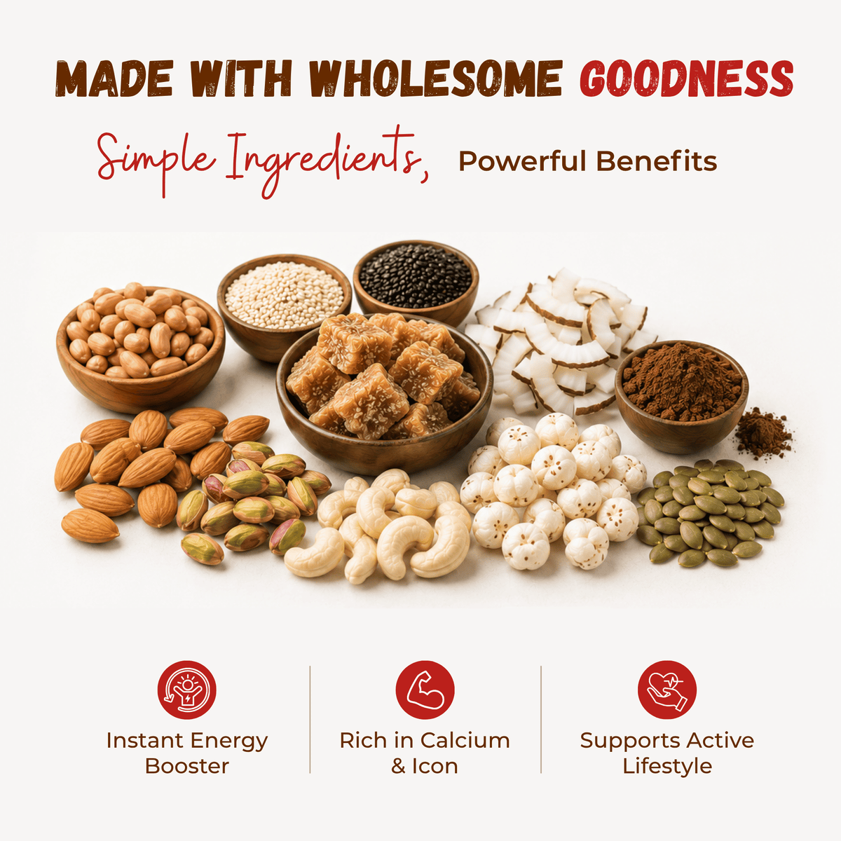 Only Jaggery Mix (9 Varieties) - 900gm