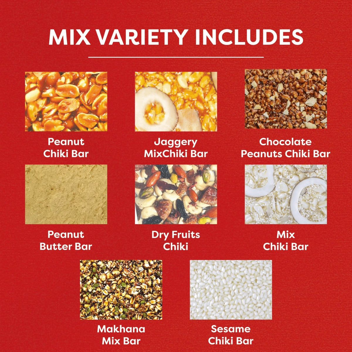 Assorted Mix Variety (8 Varieties) - 450gm