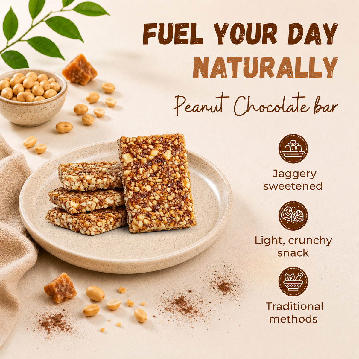 Jaggery Chocolate Chiki Bar - 450 Gram