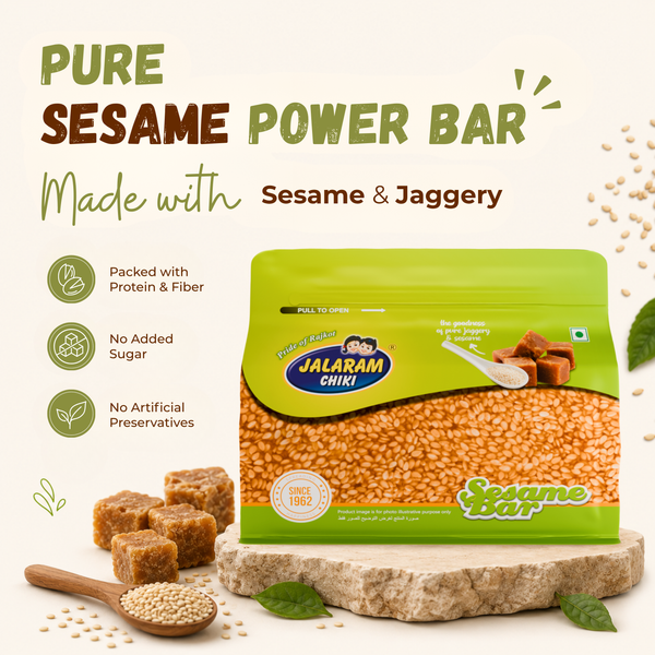 Jaggery Sesame Chiki Bar - 450 Gram