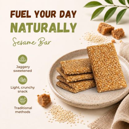 Jaggery Sesame Chiki Bar - 450 Gram