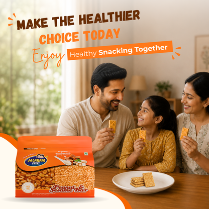 Jaggery Peanut & Sesame Chiki Bar - 450 Gram