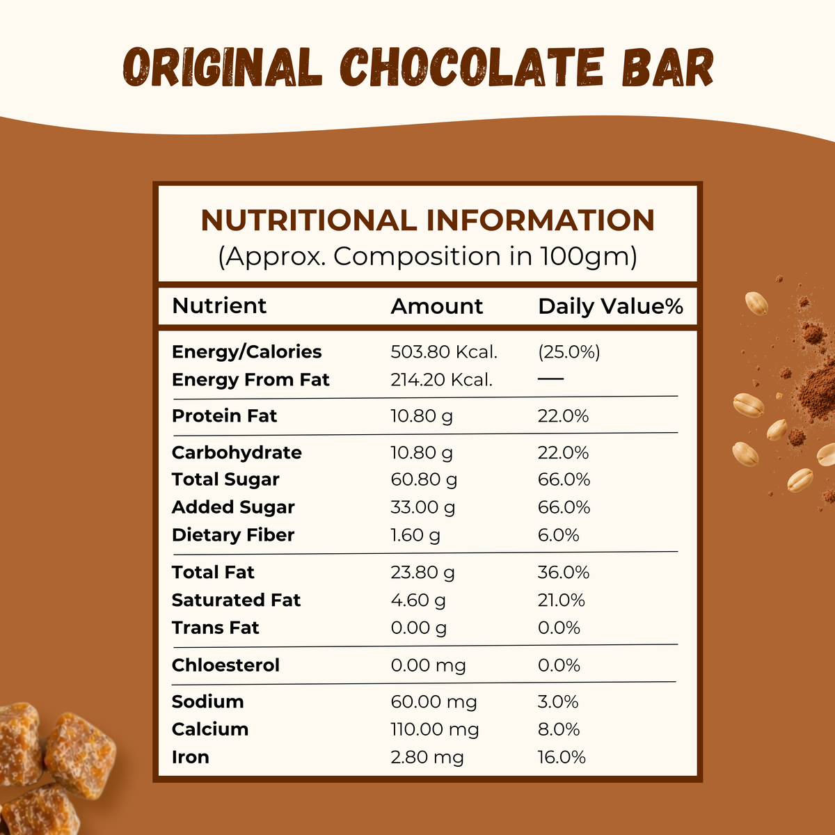 Jaggery Chocolate Chiki Bar - 450 Gram
