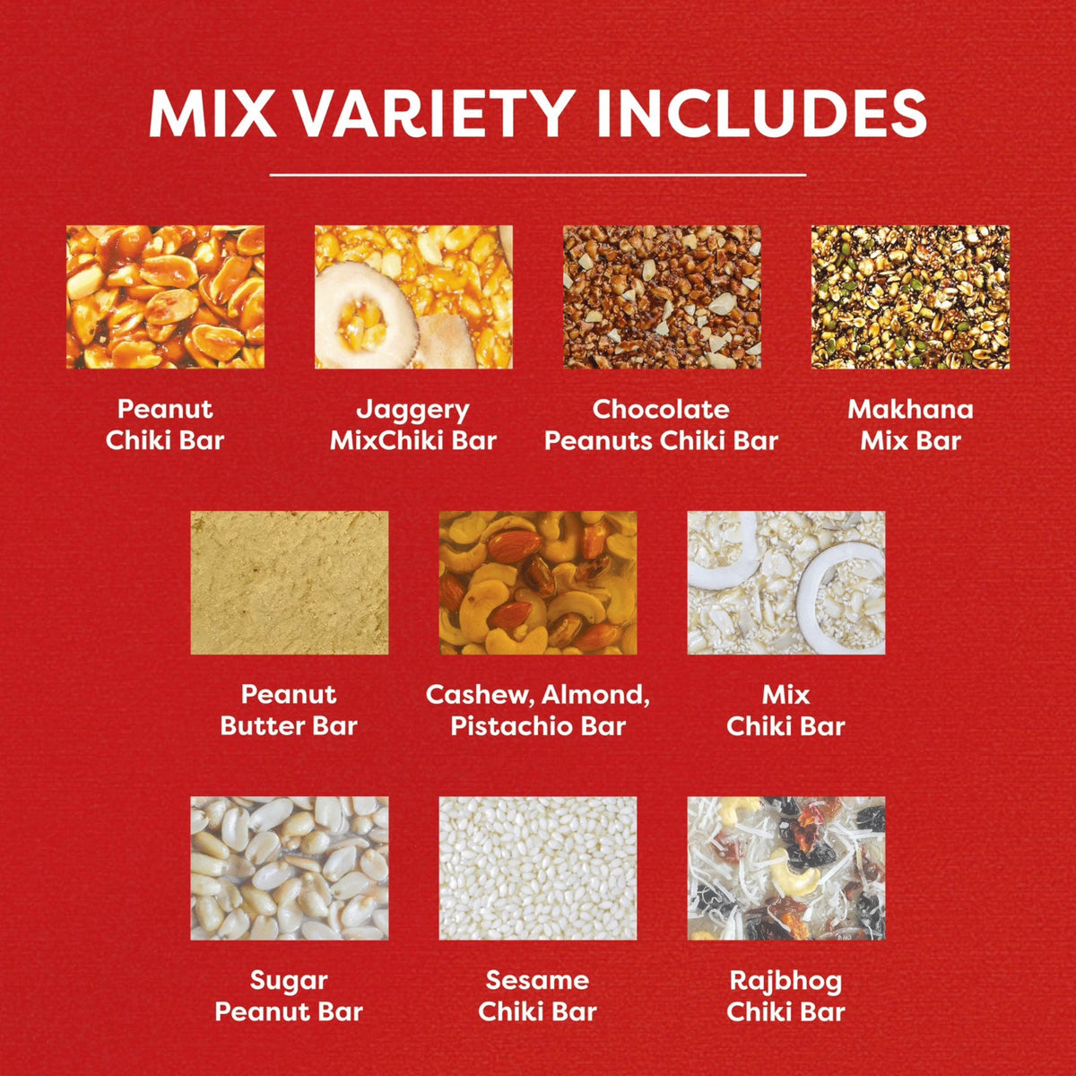 Assorted Mix Variety (10 Varieties) - 750gm