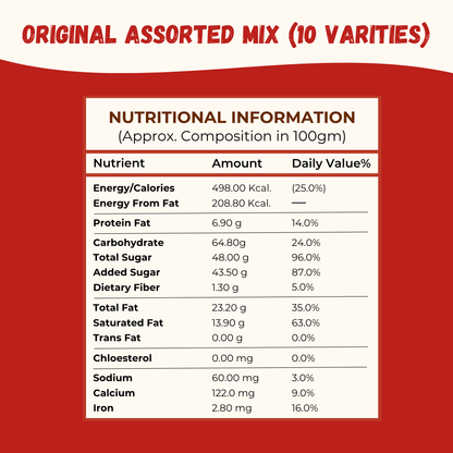 Assorted Mix Variety (10 Varieties) - 750gm