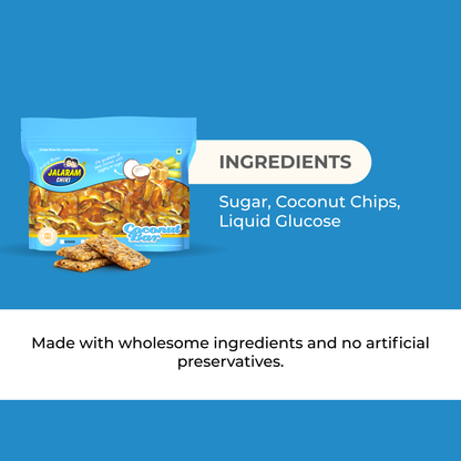 Sugar Coconut Chiki Bar - 450 Gram