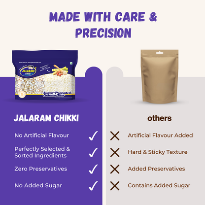 Sugar Peanut Sesame Chiki Bar - 450 Gram