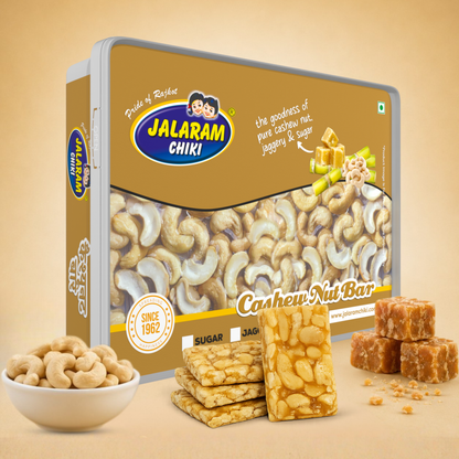 Jaggery Cashewnut Chiki Bar - 450 Gram