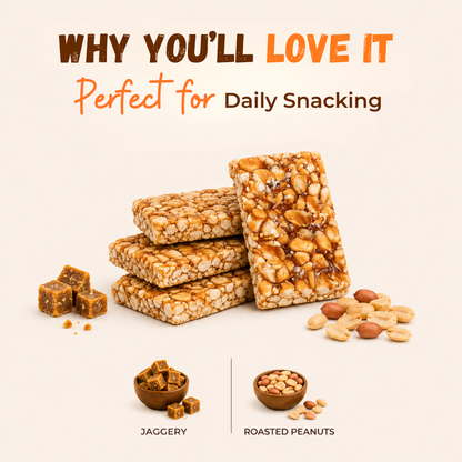 Jaggery Peanut Chiki Bar - 450 Gram