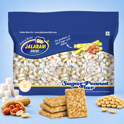 Sugar Peanut Chiki Bar - 450 Gram