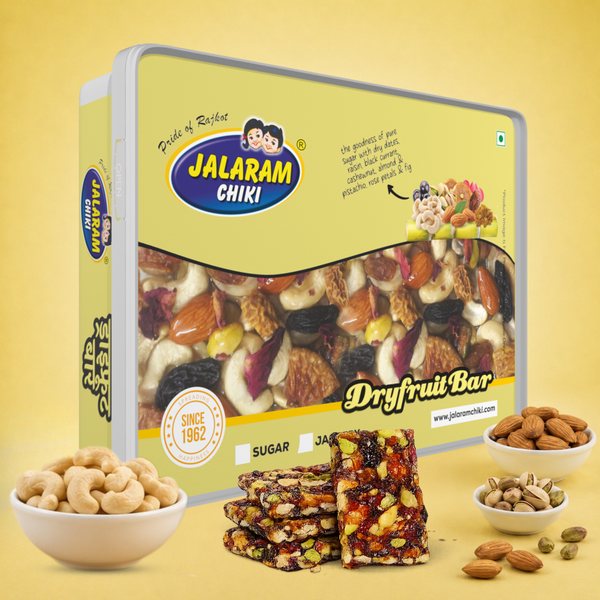 Sugar Dry Fruit Chiki Bar - 450 Gram