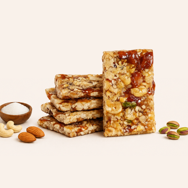 Jaggery Cashewnut Almond Pista Chiki Bar